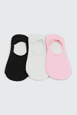 Ardene 3-Pack Shoe Liners | Polyester/Spandex