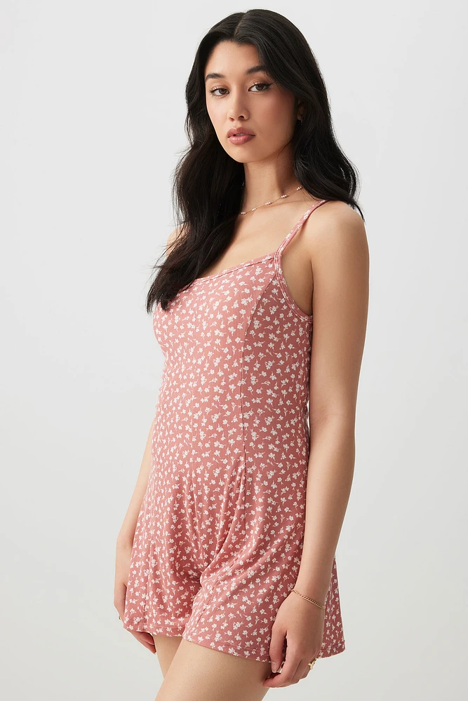 Ardene Basic Flowy Romper in Medium Pink | Size | Polyester/Elastane | Eco-Conscious