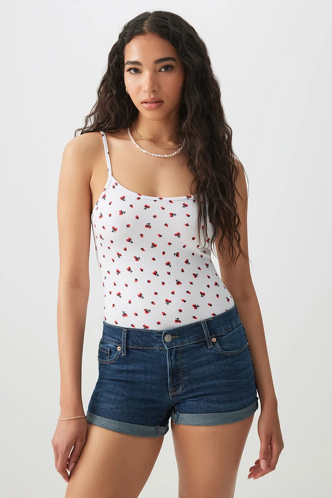 Ardene Basic Super Soft Spaghetti Strap Tank | Size | Polyester/Elastane | Eco-Conscious