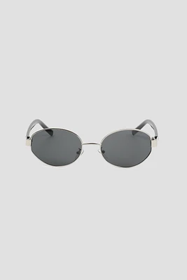 Ardene Round Sunglasses in Silver