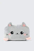 Ardene Cat Hand Warmer Pillow in Grey | Polyester