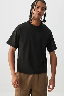 Ardene Man Short Sleeve Boxy T-Shirt For Men in | Size | 100% Cotton