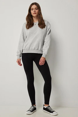 Ardene Seamless Leggings in Black | Size Small | Polyester/Spandex