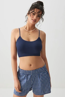 Ardene Basic Ultra Crop Seamless Tank in | Size | Nylon/Elastane | Eco-Conscious