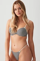 Ardene Gingham Thong Panty in | Size | Polyester/Nylon/Spandex