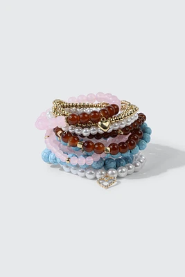 Ardene 13-Pack Charm Stretch Bracelets
