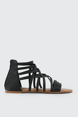 Ardene Gladiator Sandals in | Size | Faux Leather | Eco-Conscious