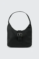 Ardene Shoulder Bag with Buckle in | 100% Recycled Polyester | Eco-Conscious