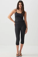 Ardene Contour Capri Leggings in | Size | Elastane/Polyamide