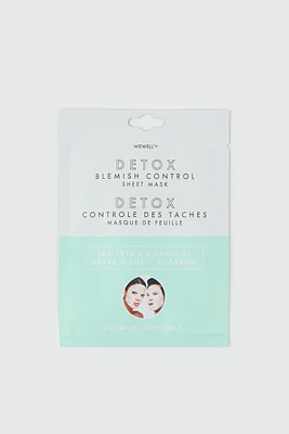 Ardene Blemish Control Face Mask in Light Blue