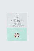 Ardene Blemish Control Face Mask in Light Blue