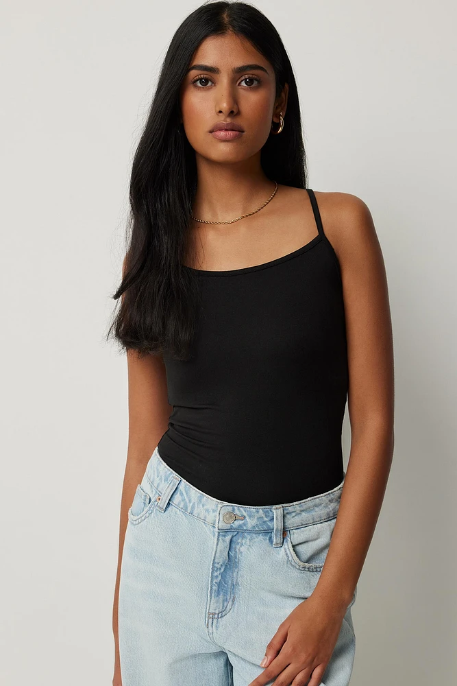 Ardene Basic Super Soft Spaghetti Strap Tank Top in | Size | Polyester/Elastane | Eco-Conscious