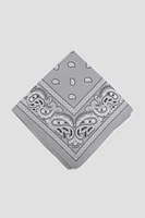 Ardene Paisley Bandana in Grey