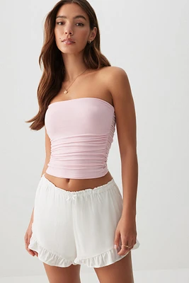 Ardene Ruffle Shorts in | Size | Rayon