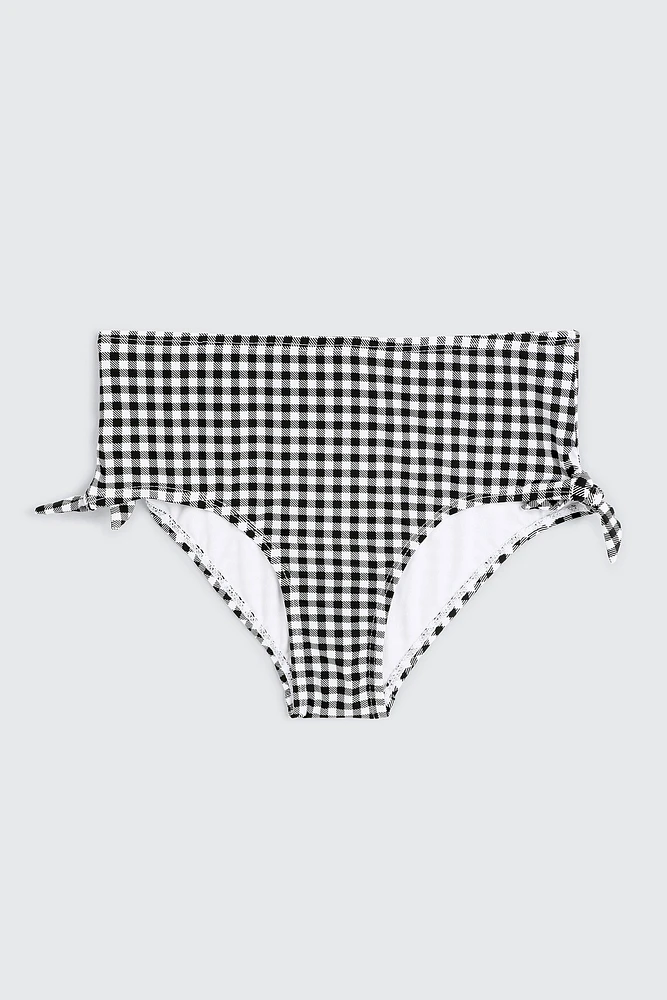 Ardene Kids Printed Side Tie Swim Bottom in | Size | Polyester/Nylon/Elastane | Microfiber