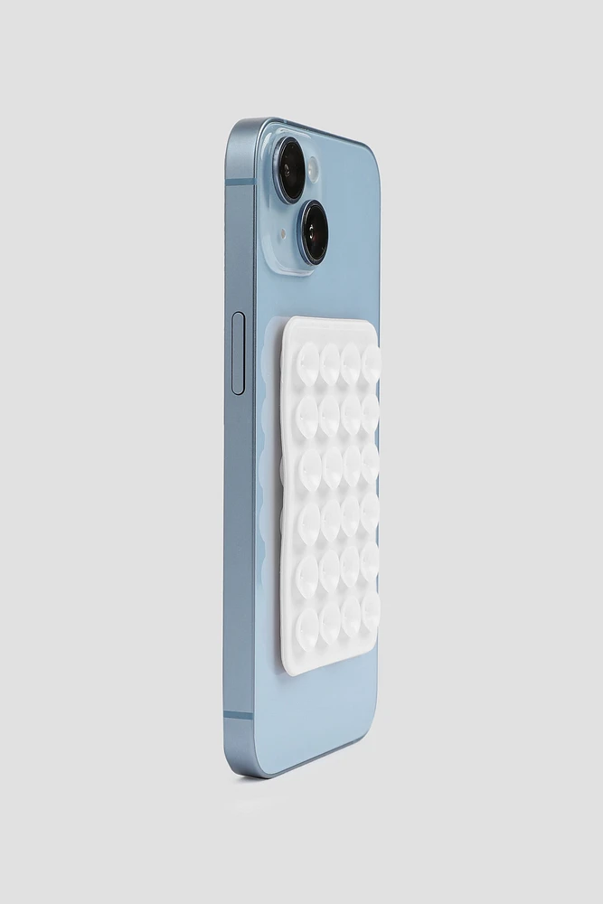 Ardene Suction Phone Holder in White