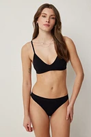 Ardene Seamless Thong Panty in | Size XS | Nylon/Elastane