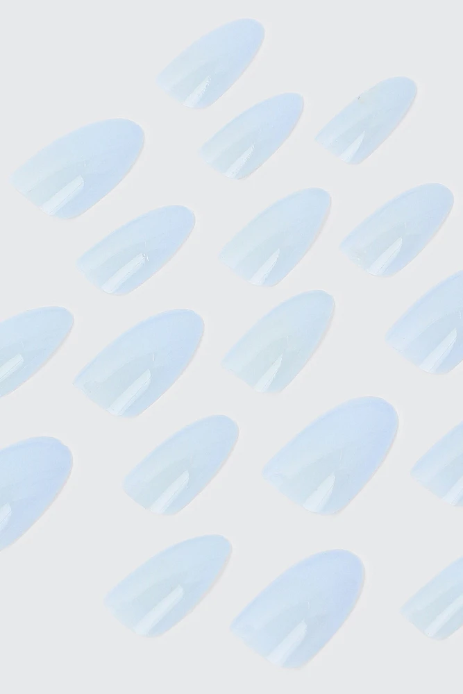 Ardene 20-Pack Almond Shaped Fake Nails in Light