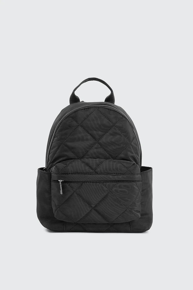 Ardene Quilted Nylon Backpack in | 100% Recycled Polyester/Nylon | Eco-Conscious