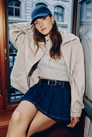 Ardene Oversized Twill Jacket in Beige | Size Medium | 100% Cotton