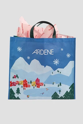 Large Ardene Foundation Holiday Bag in Blue
