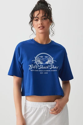 Ardene Boxy Graphic T-Shirt in | Size | 100% Cotton