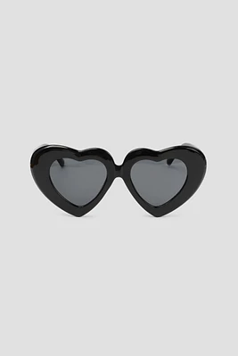 Ardene Heart Shaped Sunglasses in