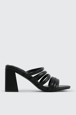 Ardene Flare Heel Strappy Sandals in | Size | Eco-Conscious