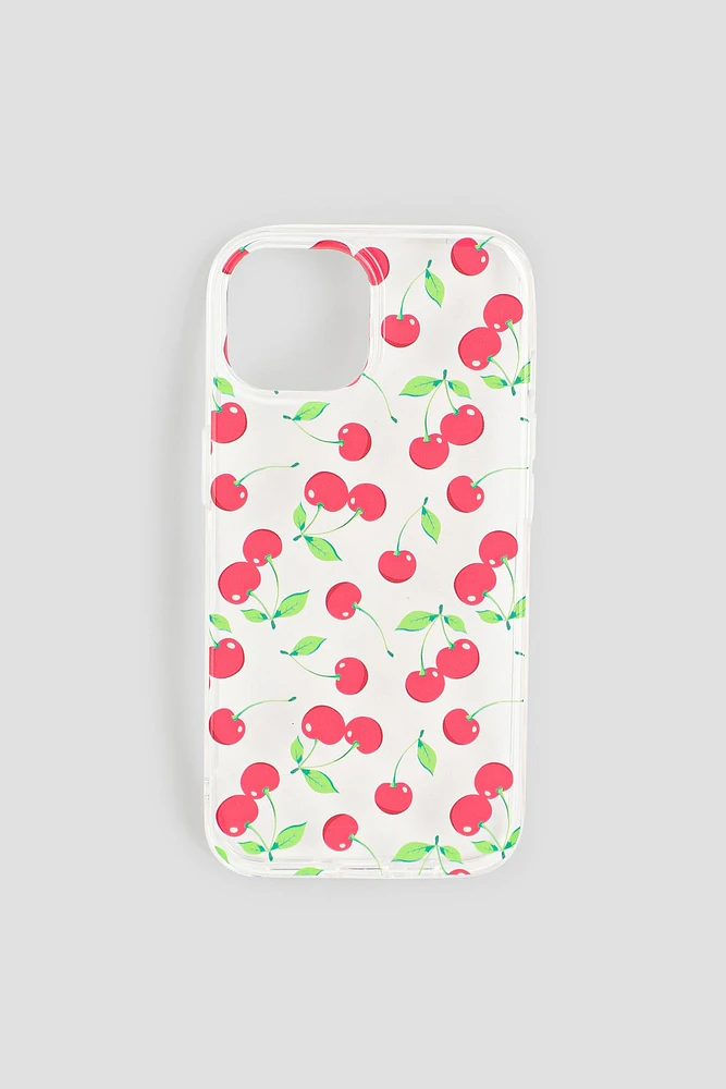 Ardene Cherry iPhone 15 Case in Red
