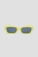 Ardene Rectangular Sunglasses in Yellow