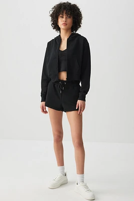 Ardene French Terry Shorties in | Size | Polyester/Cotton | Eco-Conscious