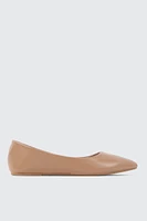 Ardene Classic Pointy Flats in Beige | Size | Eco-Conscious