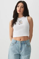 Ardene Sanrio Baby Tank in White | Size | Spandex/Cotton