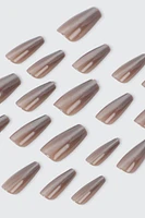 Ardene 20-Pack Beige Fake Nails