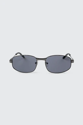 Ardene Slim Shield Sunglasses in Black