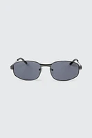 Ardene Slim Shield Sunglasses in Black