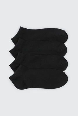 Ardene 4-Pack Bamboo Rayon Ankle Socks in | Polyester/Rayon/Spandex | Eco-Conscious