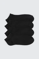 Ardene 4-Pack Bamboo Rayon Ankle Socks in | Polyester/Rayon/Spandex | Eco-Conscious