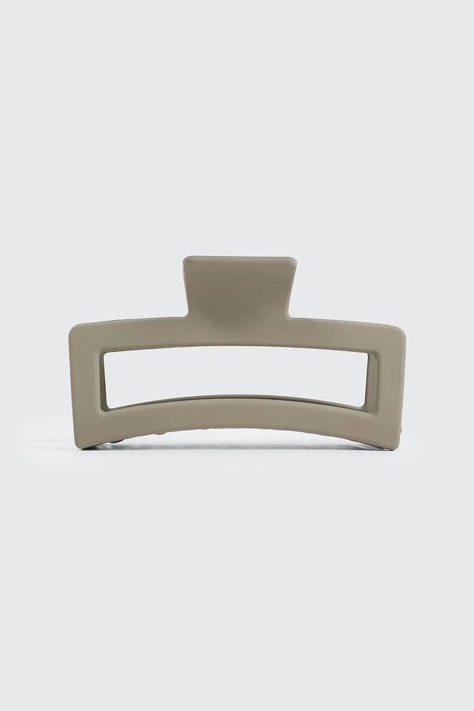 Ardene XL Cutout Hair Claw in Brown