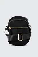 Ardene Nylon Phone Bag in Black | 100% Recycled Polyester/Nylon | Eco-Conscious