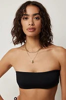 Ardene Bandeau Bikini Top in | Size | Polyester/Nylon/Spandex | Microfiber