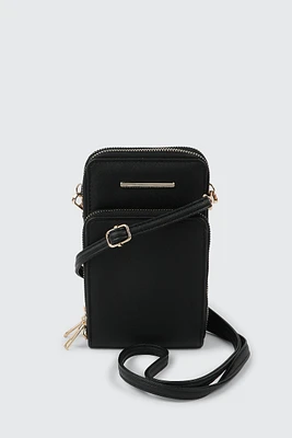 Ardene Faux Leather Phone Bag in | 100% Recycled Polyester/Faux Leather | Eco-Conscious