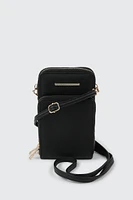 Ardene Faux Leather Phone Bag in | 100% Recycled Polyester/Faux Leather | Eco-Conscious