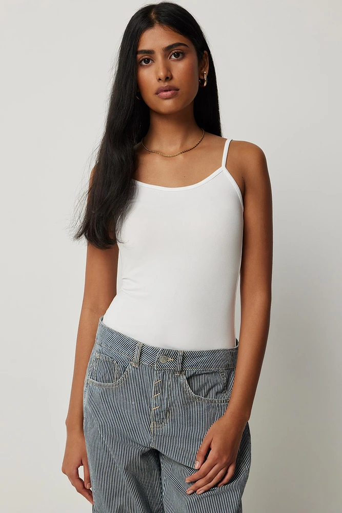 Ardene Basic Super Soft Spaghetti Strap Tank Top in | Size | Polyester/Elastane | Eco-Conscious