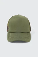 Ardene Man Trucker Cap For Men in Khaki | Polyester