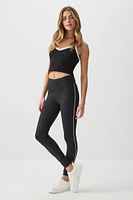 Ardene Contrast Stripe Leggings in | Size | Polyester/Elastane