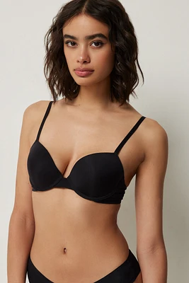 Ardene Microfiber Push Up Bra in | Size | Nylon/Spandex