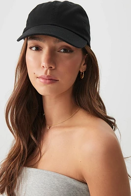 Ardene Solid Cap in Black | 100% Cotton