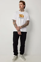 Ardene Man Solid Sweatpants For Men in | Size | Polyester/Cotton | Fleece-Lined