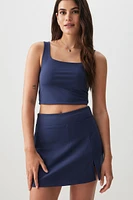 Ardene Butter Mini Sports Skort in Dark Blue | Size | Nylon/Elastane